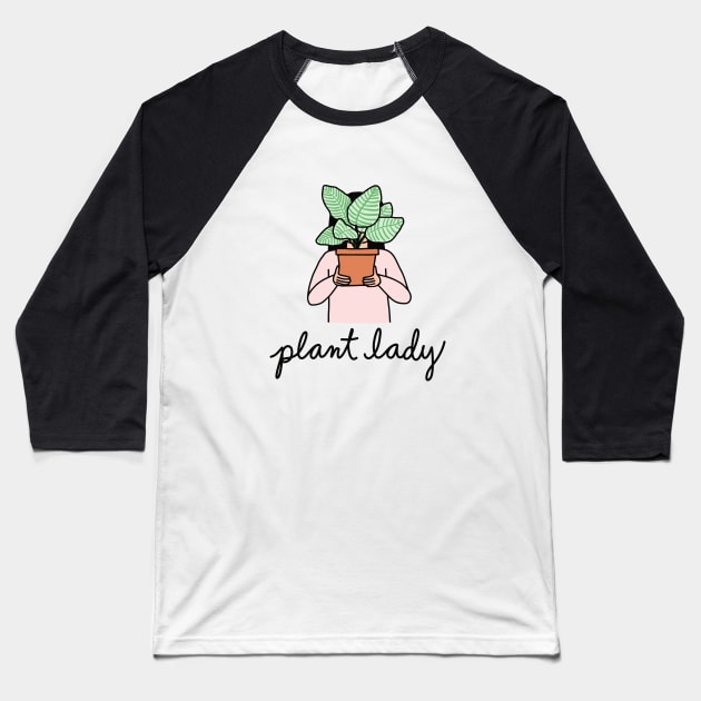 Plant Lady Baseball T-Shirt by Ashleigh Green Studios